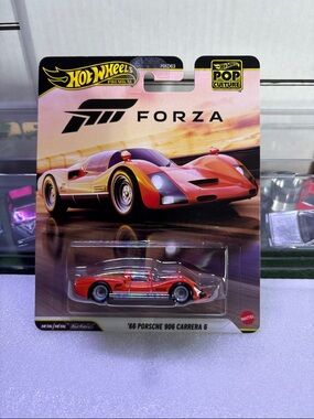 Hot Wheels Forza '66 Porsche 906 Carrera 6 - Red Die-Cast Toy Car